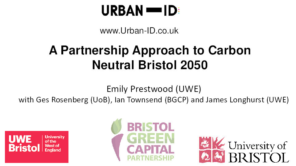 A partnership approach to carbon neutral Bristol 2050 Thumbnail