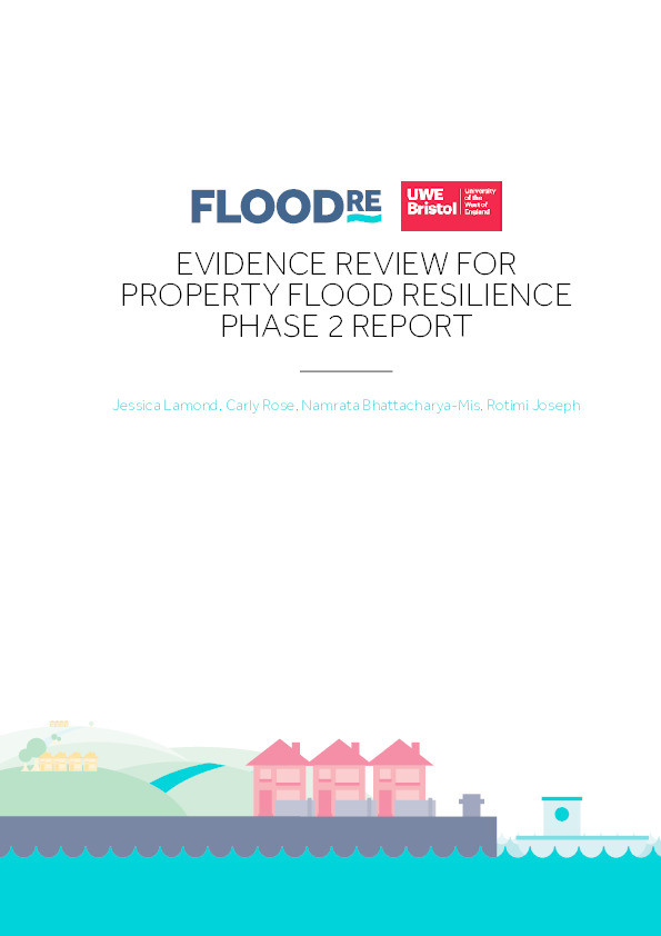 Evidence review for property flood resilience phase 2 report Thumbnail