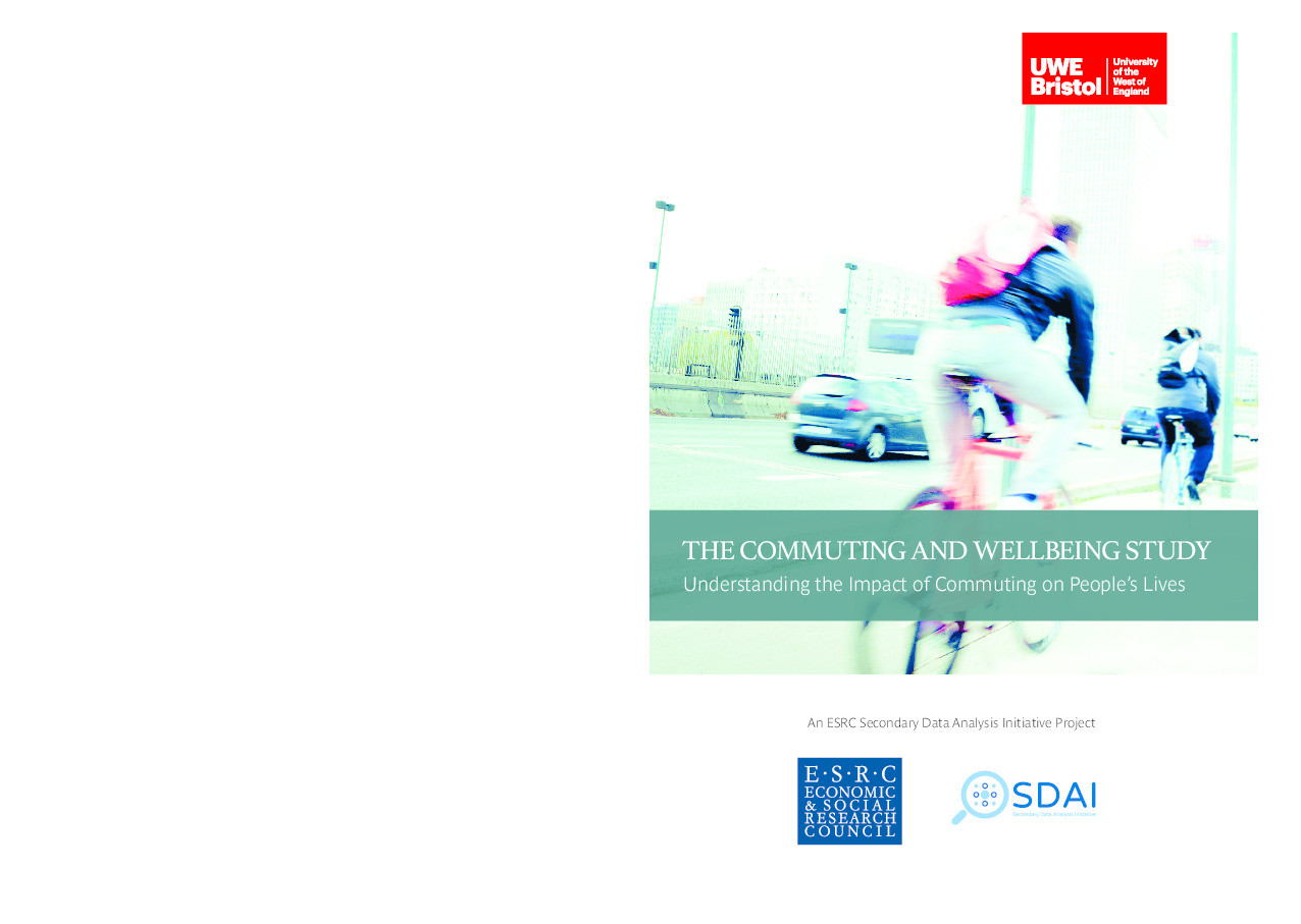 The commuting and wellbeing study: Understanding the impact of commuting on people’s lives Thumbnail