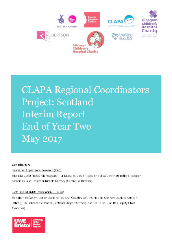 CLAPA Scotland regional coordinators project: End of year two interim report Thumbnail