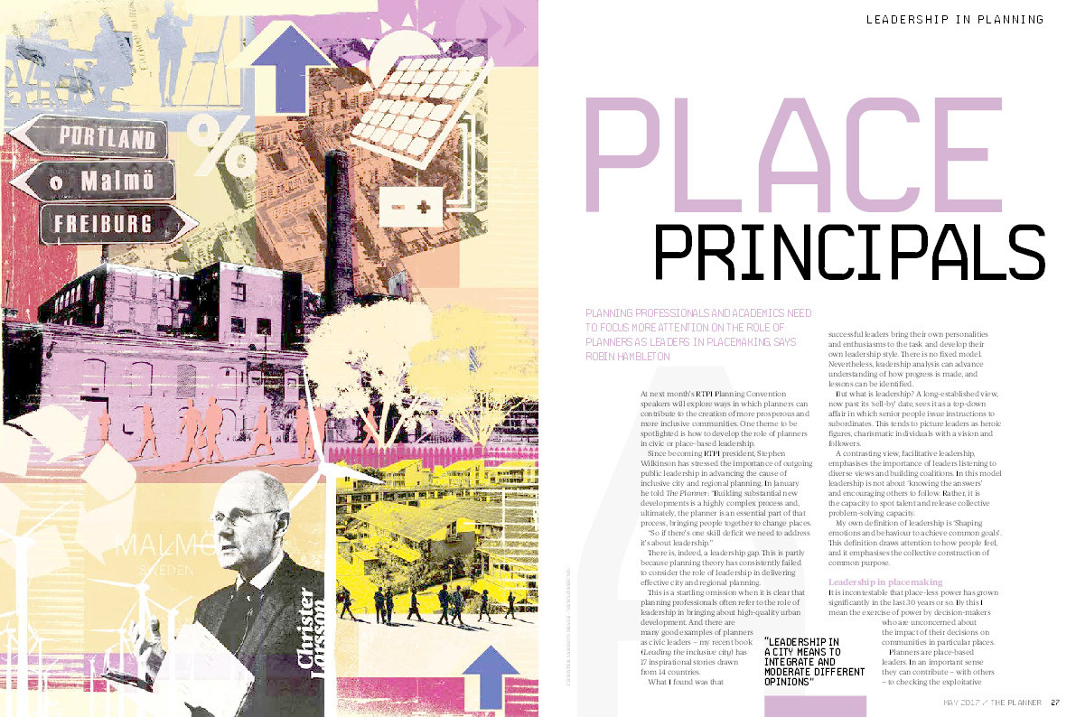 Place principals: Leadership in planning Thumbnail
