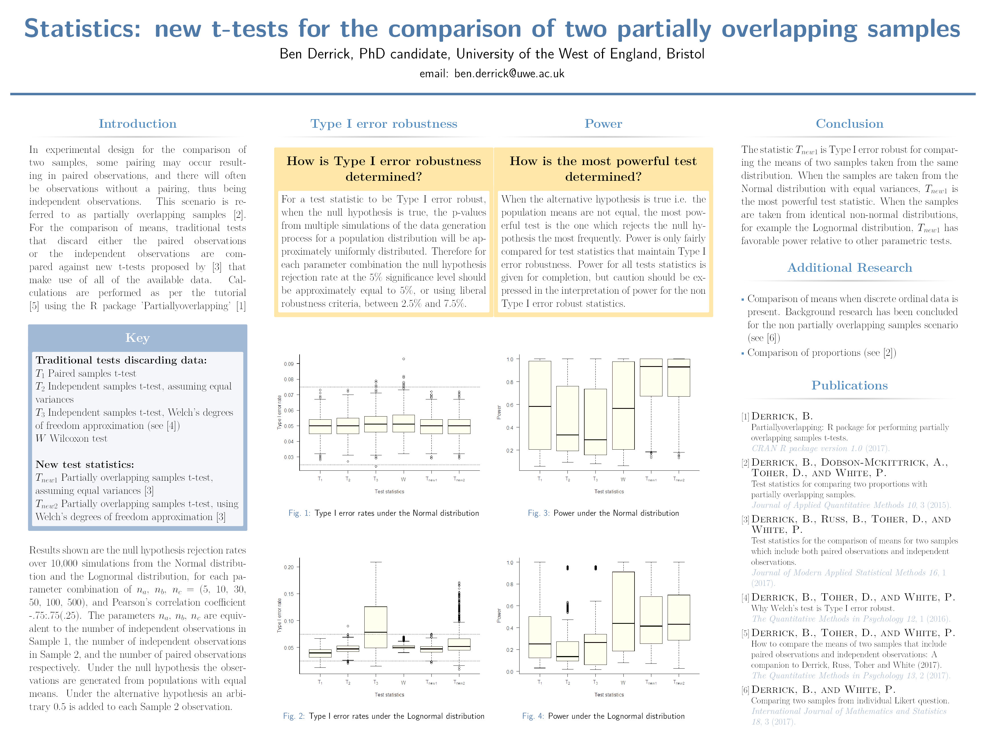Statistics: New t-tests for the comparison of two partially overlapping samples Thumbnail