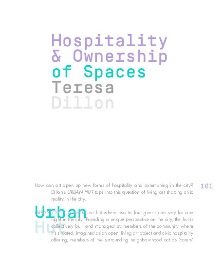 Hospitality and ownership of spaces Thumbnail