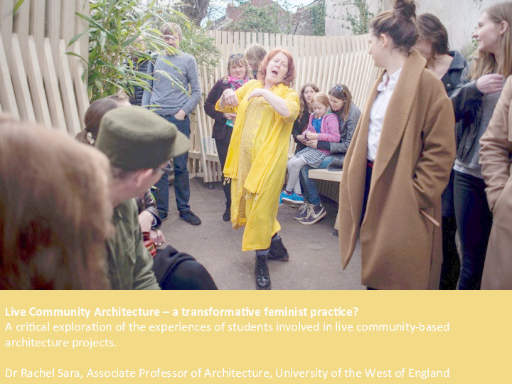 Live community architecture – a transformative feminist practice?
A critical exploration of the experiences of students involved in live community-based architecture projects Thumbnail
