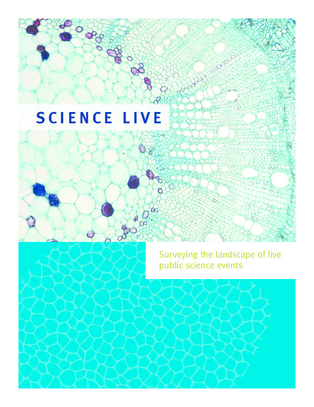 Science live: Surveying the landscape of live public science events Thumbnail