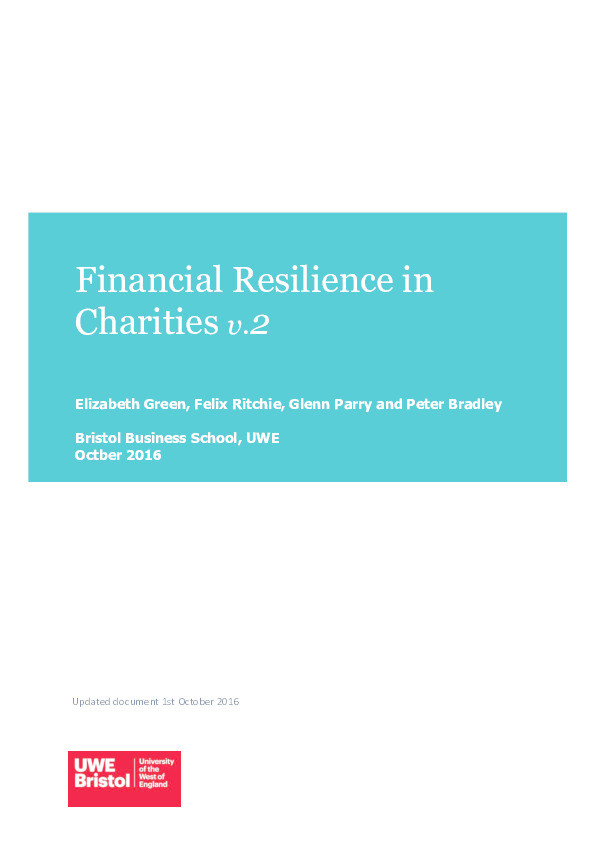 Financial resilience in charities v.2 Thumbnail