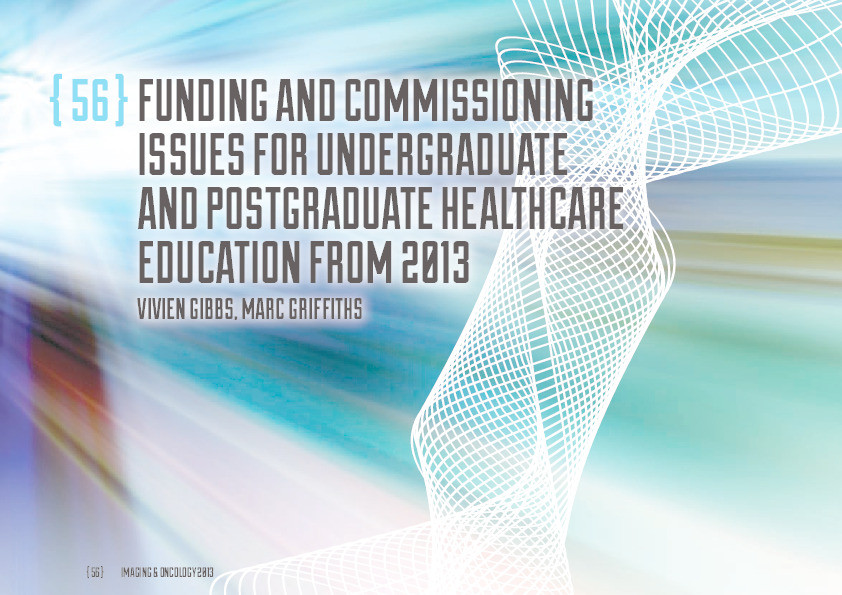 Funding and commissioning issues for undergraduate and postgraduate healthcare education Thumbnail