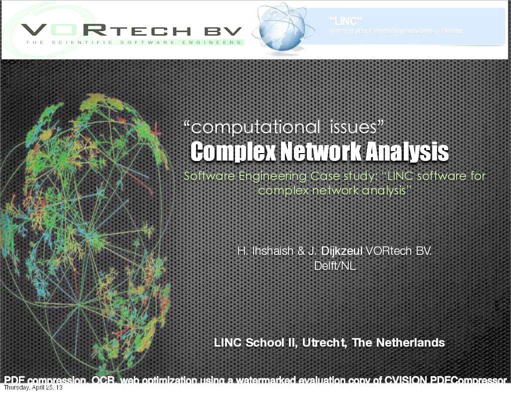 Computational issues in complex network analysis Thumbnail