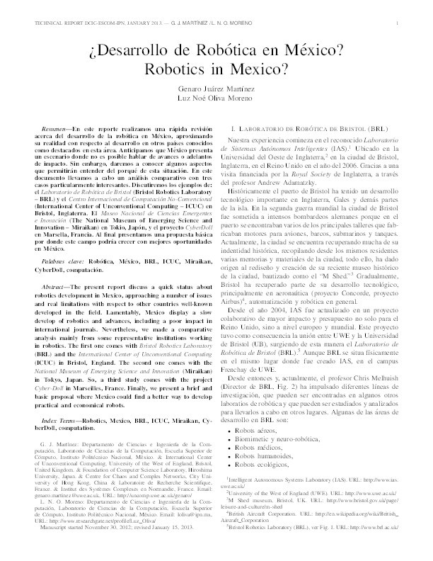 ¿Desarrollo de Robótica en México? / Robotics in Mexico? Thumbnail