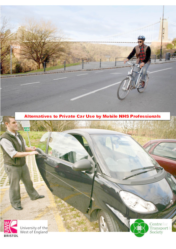 Alternatives to private car use by mobile NHS professionals Thumbnail