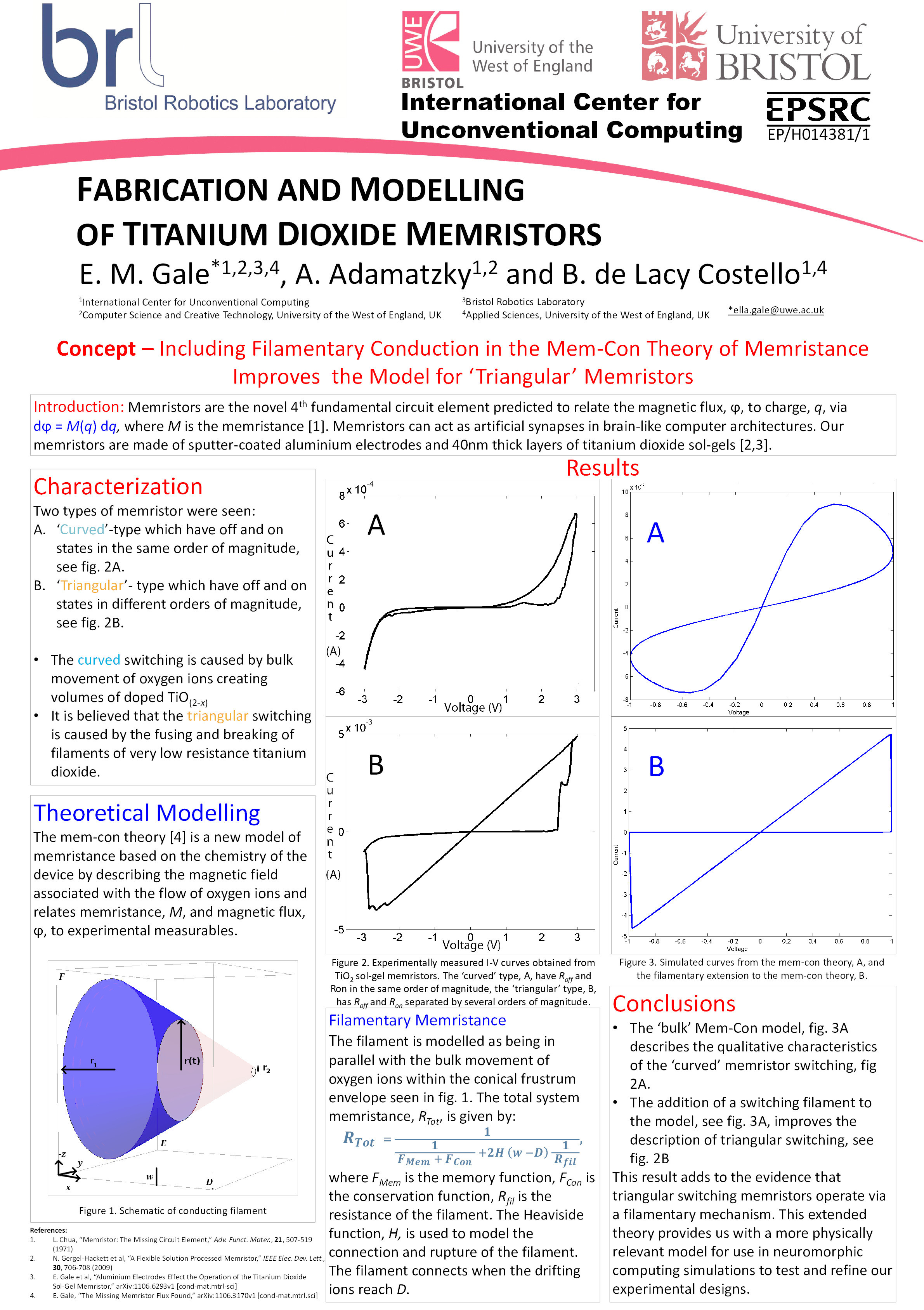 Fabrication and modelling of titanium dioxide memristors Thumbnail