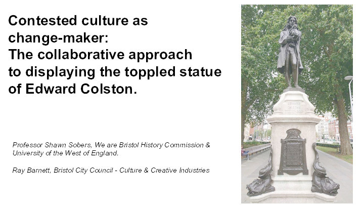 Contested culture as change-maker:  The collaborative approach to displaying the toppled statue  of Edward Colston Thumbnail