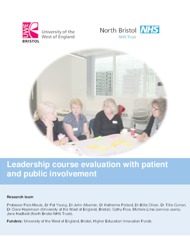 Leadership course evaluation with patient and public involvement Thumbnail