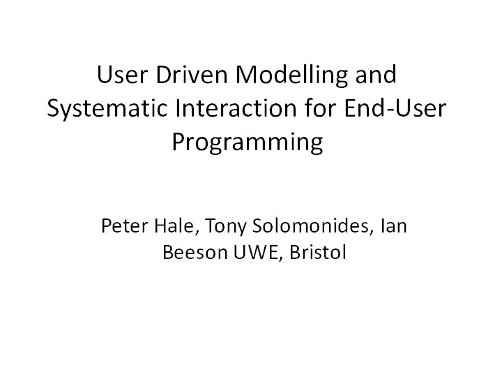 Requirements and software engineering for tree-based visualisation and modelling: A user driven approach Thumbnail
