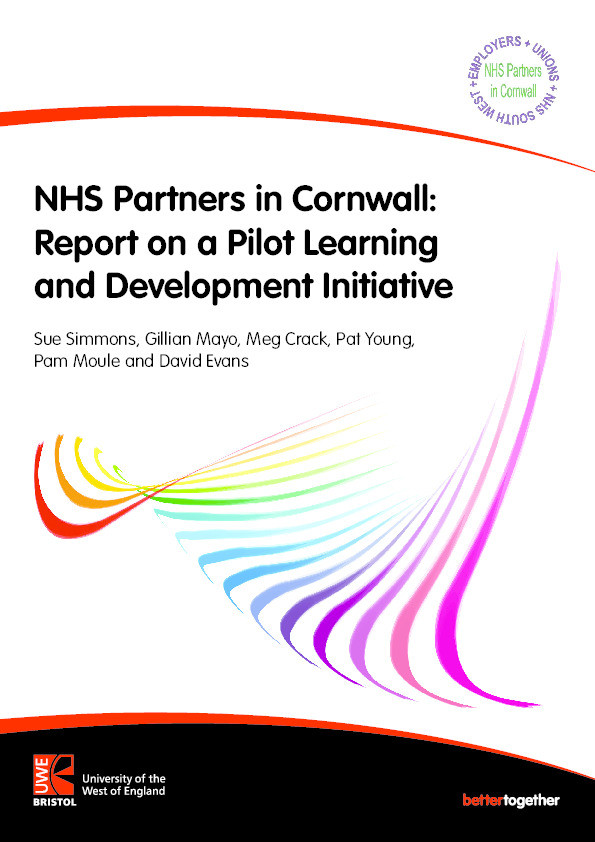 NHS partners in Cornwall: Report on a pilot learning and development initiative Thumbnail