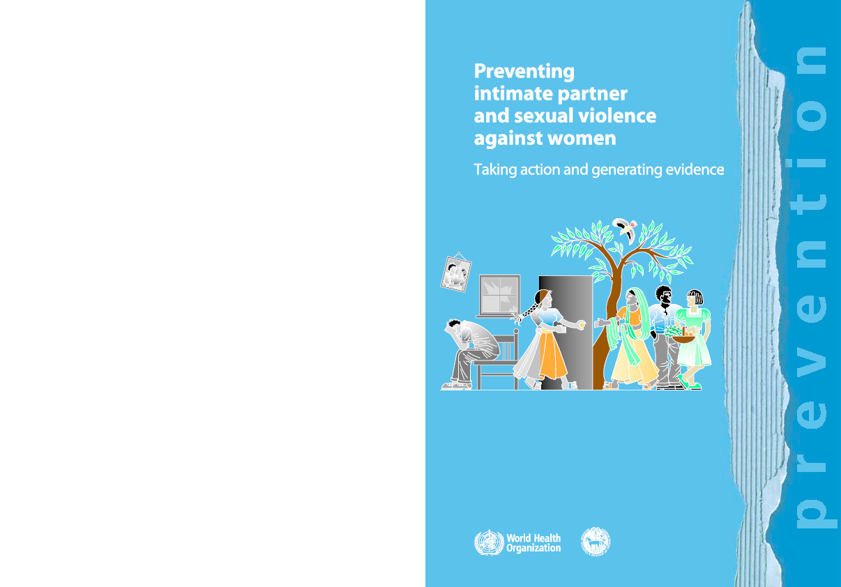 Preventing intimate partner and sexual violence against women: Taking action and generating evidence Thumbnail