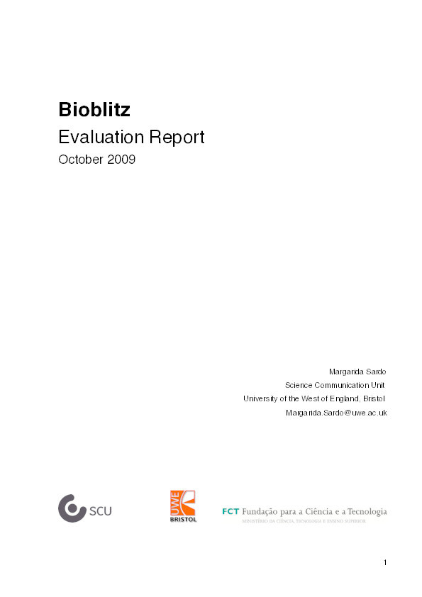 Bioblitz: Evaluation report Thumbnail